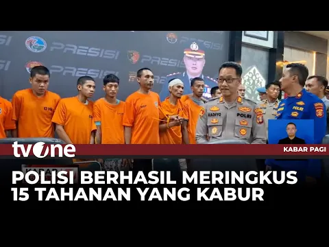 15 Tahanan yang Kabur Lewat Dinding Kamar Mandi Berhasil kembali Diringkus