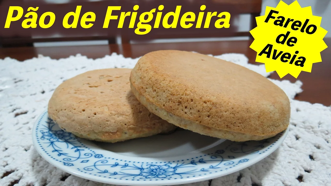 Pão low carb de farelo de aveia !!!. 