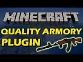 Guns and grenades in Minecraft with Quality Armory Plugin