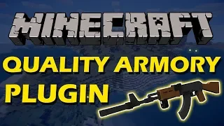 Guns and grenades in Minecraft with Quality Armory Plugin