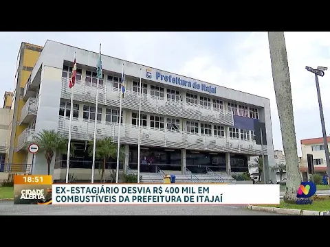 Ex-estagiário é preso por desviar R$400 mil em combustíveis da Prefeitura de Itajaí