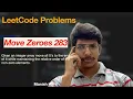 Move Zero Leetcode problem 283 Full Solution Explained Leetcode Mastery Java Array DSA