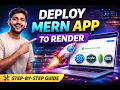 Deploy MERN Stack App on Render Full Stack Deployment Step-by-Step