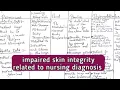 impaired skin integrity nursing care plan