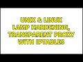 Unix Linux LAMP Hardening Transparent Proxy with iptables