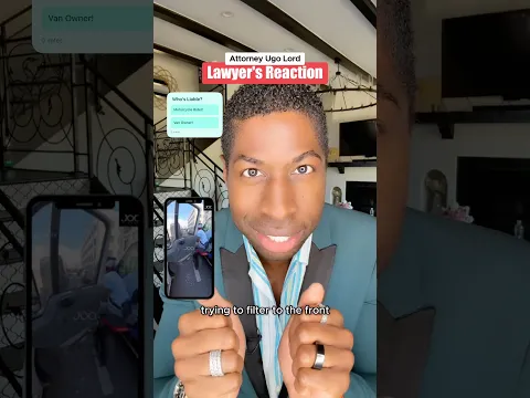 Van Door Opens Into Lane-Splitting Biker — Who’s Liable? Attorney Ugo Lord Reacts!