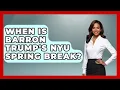 When Is Barron Trump s NYU Spring Break - The Rich And Famous Files