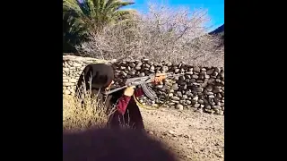 تیراندازی دختر بلوچ 