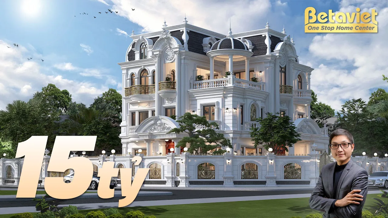 Thiết kế biệt thự 15 tỷ xây trên khu đất vàng có gì đặc biệt?