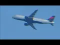 Delta Airlines Airbus A320-211 N319US DL1167 LGA-DTW FOPP whistling sound