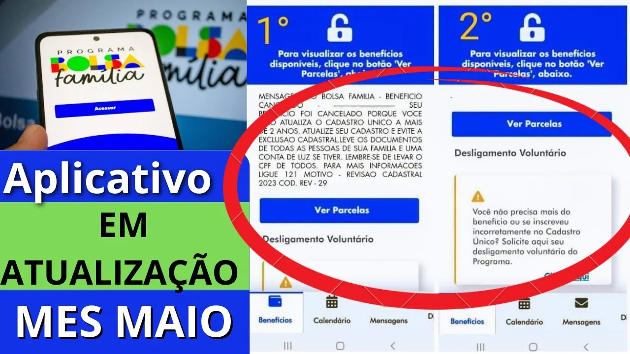 ⚠️ ATUALIZAÇÃO DO APLICATIVO BOLSA FAMÍLIA PAGAMENTO MÊS DE MAIO NIS 1 2 3 4 5