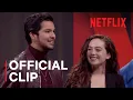 The Netflix Afterparty Mary And Xolo From Cobra Kai Talk Awkward First Kisses Netflix