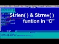 strlen and strrev funtions in c language in hindi