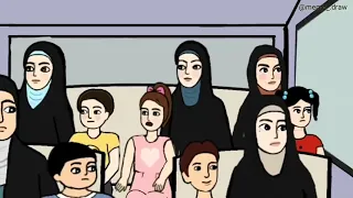 ام سعودي أخـذت بناتـه وجنـاينـه واطفالهـن للنجف لزياره امير المؤمنين واحتارت بــيهمـ 