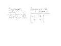 Write the System of Equations as an Augmented Matrix