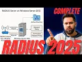 Complete RADIUS Server Lab Using NPS and Active Directory No Skipped Steps 2025