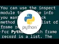 Getting the caller function name inside another function in Python