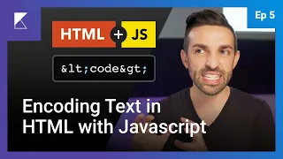 Encoding Text in HTML with Javascript - Learn to Code