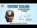Tutorial-19 What is feature scaling Standardization Machine Learning