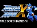 Title Screen [Genesis/Mega Drive] – Mega Man X
