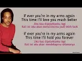 Download Lagu Peabo Bryson - If Ever Youre In My Arms Again | Lirik Terjemahan