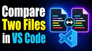 How to COMPARE TWO FILES in Visual Studio Code - Easy