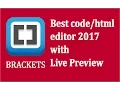 BRACKETS Best editor 2019 - Download Setup and example code