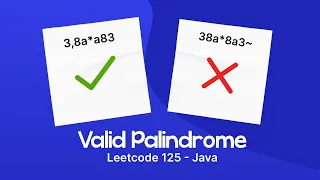 Valid Palindrome - Leetcode 125