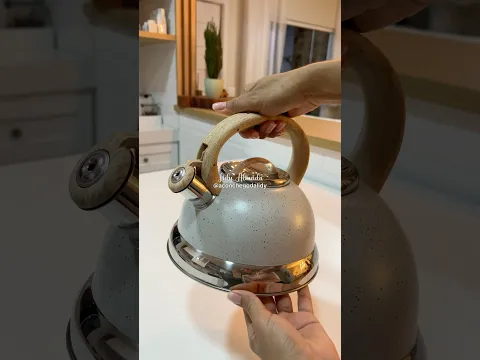 Olha essa chaleira 🤩 Para fogão tradicional e de indução #cozinha