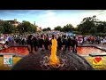 OSU Homecoming 2025 Fountain Dyeing and Royalty Coronation