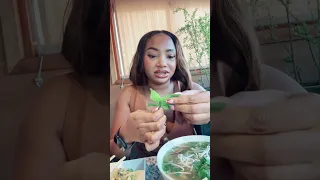 Trying new restaurant in Dallas called LaVui My first time there and also my first time having pho