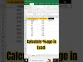 How to Calculate Percentage in Excel Percentage Formula
