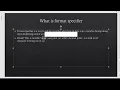 format specifier escape sequence comment constant in language C tutorial in Hindi