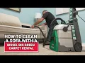 How To Clean A Sofa With A Bissell Big Green Carpet Rental - Ace Hardware
