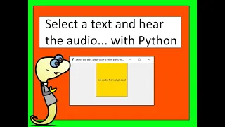 Text to from clipboard with Python