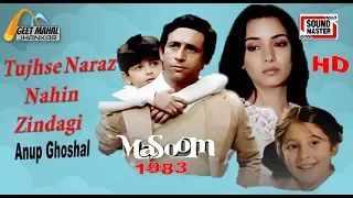 tujhse naraz nahin zindagi sound master jhankar masoom 1983 with geet mahal jhankar