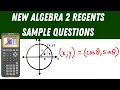 Algebra 2 Regents Sample Questions June 2026 Format