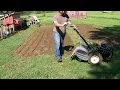 Its GARDEN Time Preparing the soil with the Craftsman Tiller