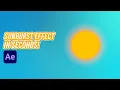 How to Create a Cartoonish Sunburst Effect in After Effects Quick Tutorial