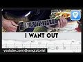 Helloween | I Want Out | TAB | Guitar Cover | Lesson