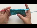 Tunisian Crochet Tutorial - Backward Slant Combination