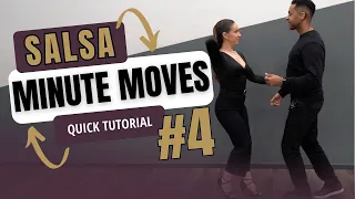 Salsa Minute Moves - Mens Right Turn - Demetrio & Nicole - Salsa by BDA