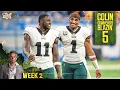 Blazin 5 Saints upset TB12 Eagles win vs Vikings highlight Colin s Week 2 picks NFL THE HERD