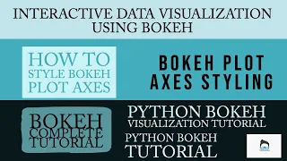 Python Bokeh Interactive Data Visualization Tutorial Bokeh Plot Axes Styling Part 10