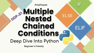 Understanding Nested if Chained if-elif-else and Multiple if Statements in Python DDP-21