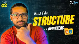 Professional HTML CSS JS File Structure Folder Setup for Web Development Beginners