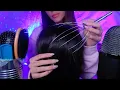 ASMR Hair Play Scalp Massage Hair Brushing Clipping