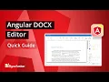 Angular DOCX Editor The Ultimate Feature Walkthrough