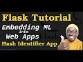 Build ML Web App with Flask and Python - Hash Identifier ML