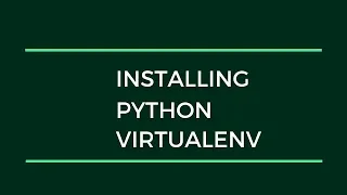 How to Install a Python Virtual Environment in Ubuntu